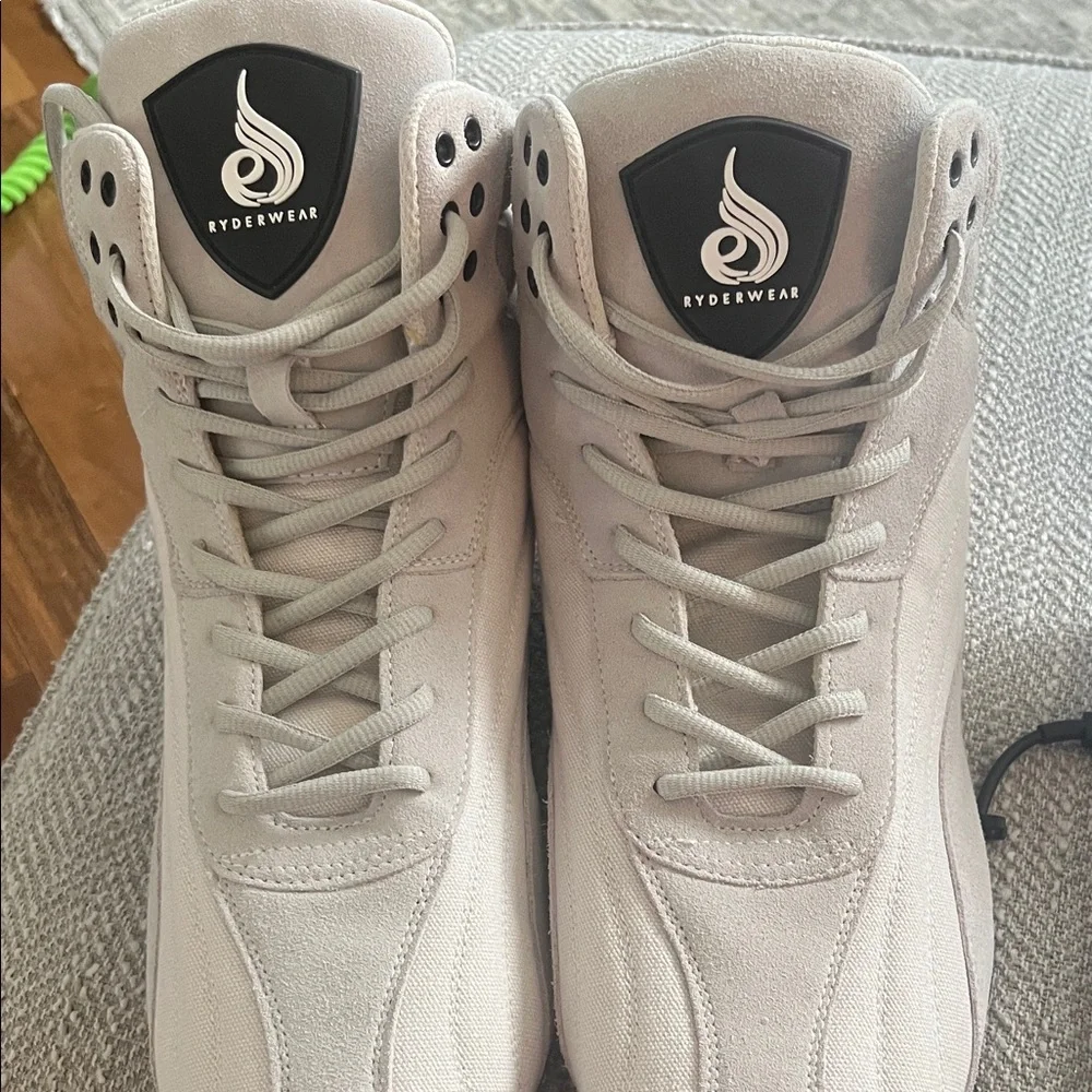 Ryderwear Men's Light Gray Athletic High-Tops - Picture 1 of 6